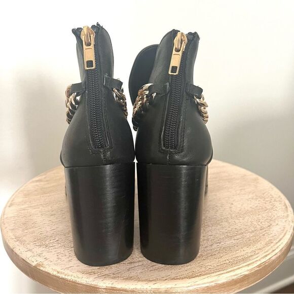 Steve Madden Tranquil Ankle Boots with Gold Chain Accent‎ Size 10 NWOB - Picture 8 of 9